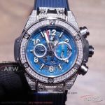Perfect Replica Hublot Big Bang Unico Sapphire Blue Dial 42mm Watch